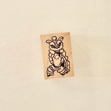 No.101: "Lion Dance" Stamp （獅子舞の ハンコ）