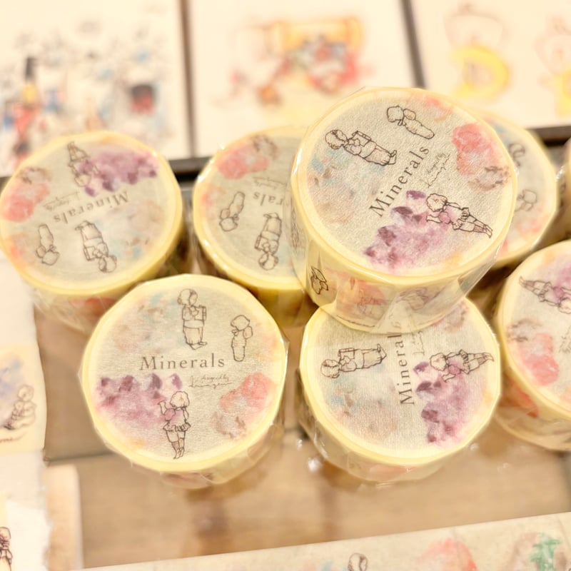 Minerals washi tape （鉱物のマスキングテープ） | Krimgen