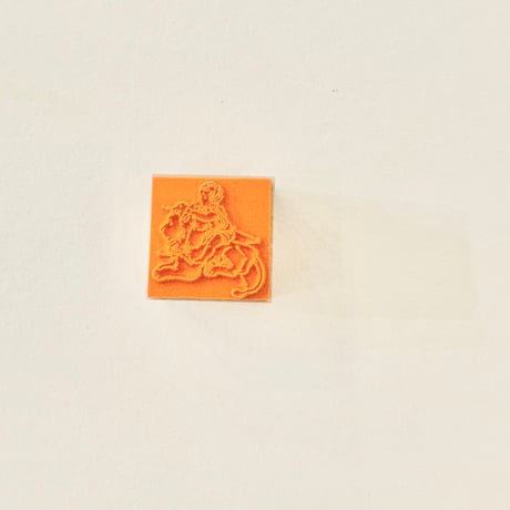 No.63: "Leo" rubber stamp  獅子座のハンコ