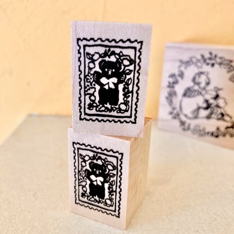 Black Bear Stamp ハンコ (No.154)