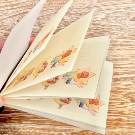 "Airy Moon"  memo pad メモ帳