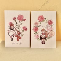 Carnation "Thank you" ポストカード2種類セット
