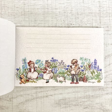 Blue Flowers (Two Girls) メモ帳