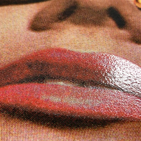残り1枚 Mind Blown - 5 colour silkscreen with glitter varnish
