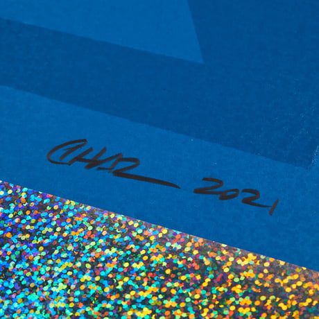 Chaz Bojórquez LA MIX (Blue)