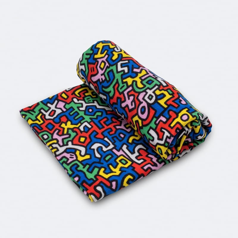 ETTA LOVES x KEITH HARING XL 'BRAZIL' MUSLIN -