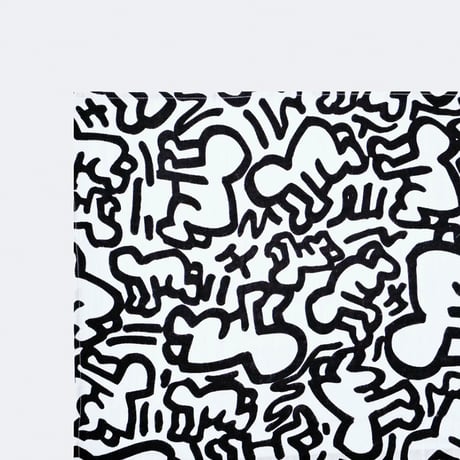 ETTA LOVES x KEITH HARING 'BABY' XL MUSLIN - for newborn to 4 months old babies