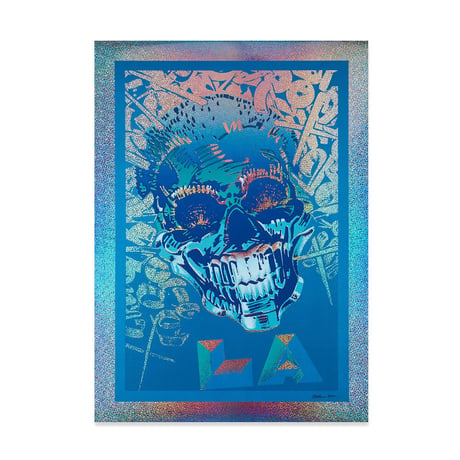 Chaz Bojórquez LA MIX (Blue)