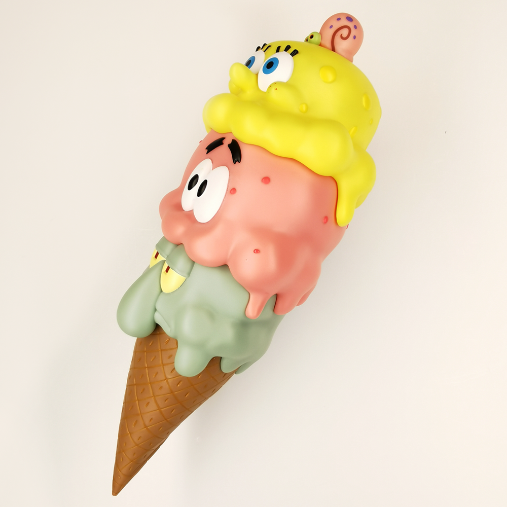 Toyqube  スポンジボブフィギュアセットアイスクリームコーン　サンドイッチ Toyqube スポンジボブフィギュアセットアイスクリームコーン