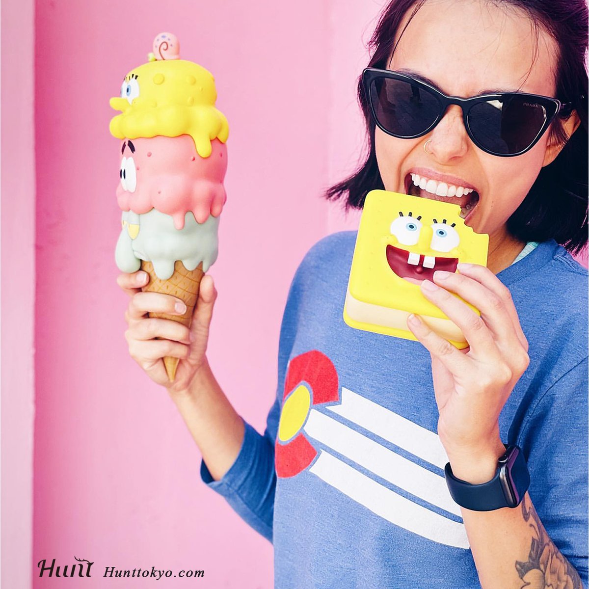 Toyqube フィギュアセットアイスクリームコーンサンドイッチ