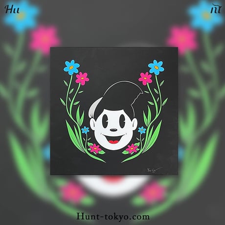 残り1 Ezra Brown : “Flower print ” Art Print