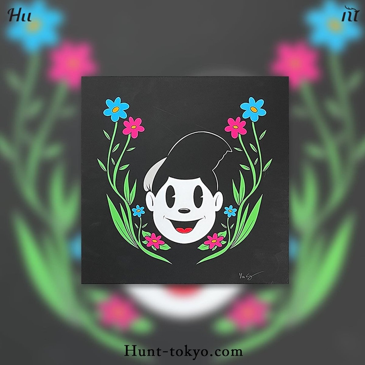 Ezra Brown : “Flower print ” Art Print | Hunt T Ezra Brown : “Flower print ” Art Print | Hunt T