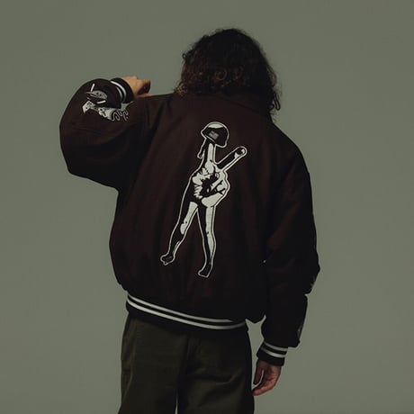 CLUCT×MIKE GIANT 15th VARSITY JACKET