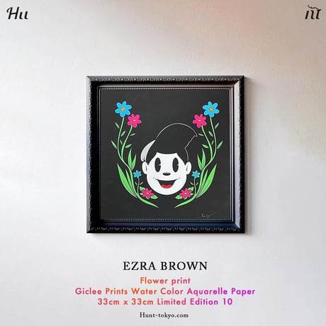 Ezra Brown : “Flower print ” Art Print