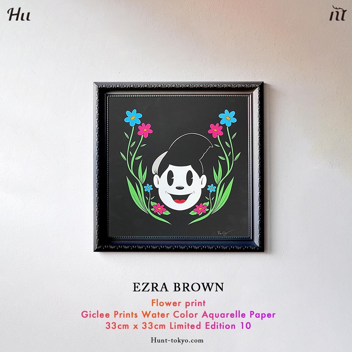 Ezra Brown : “Flower print ” Art Print | Hunt T Ezra Brown : “Flower print ” Art Print | Hunt T