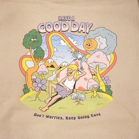 Daily Routine × Hunt Tokyo "HAVE A GOOD DAY" Heavy Hoodie