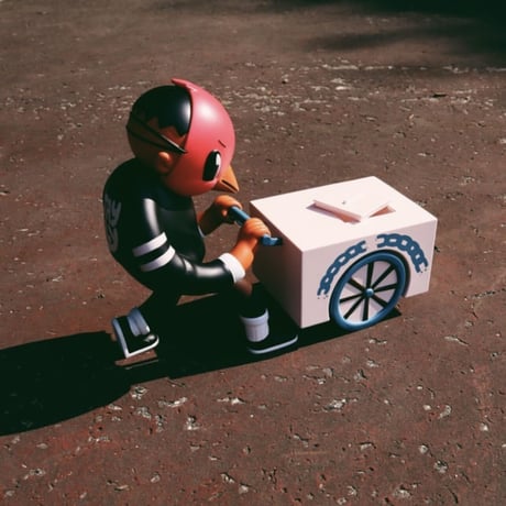 Hustler's Ambition - 10″ Vinyl Art figure designed by Sentrock アート フィギュア