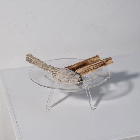 clearb Glass Incense Burner L インセンスホルダー お香立て