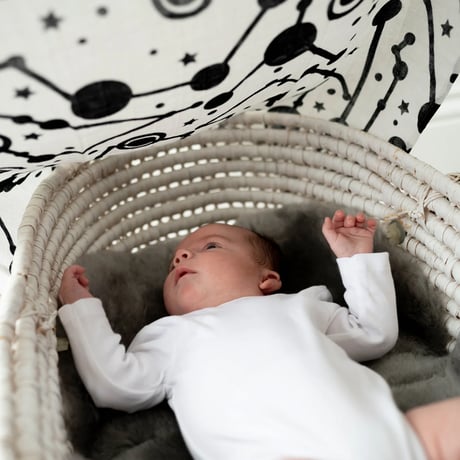 再入荷 ETTA LOVES - SKY PRINT MUSLIN 3-PACK - for newborn to 4 month old babies