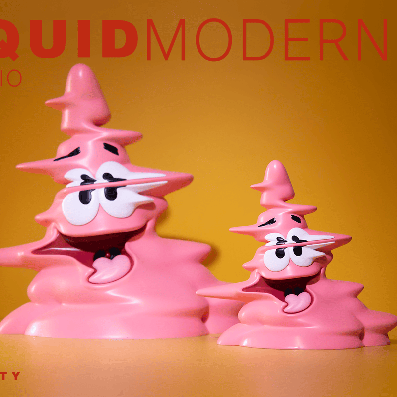 リキッド・モダニティー　第三弾　パトリシオ　ポップカルチャー　おもちゃ　22cm Toy・Cargo| Liquid Modernity Vol.3 -Spongey & Patricio – Toy