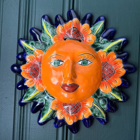 CERAMIC SUN&MOON WALL HANGINGS (1点物)