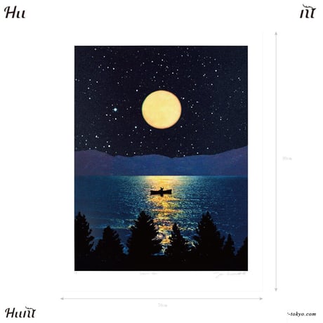 Joe Webb  - Shine On - Silkscreen - 70x90cm アートプリント