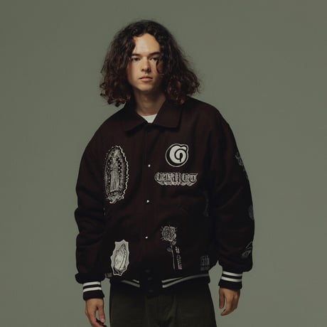 CLUCT×MIKE GIANT 15th VARSITY JACKET