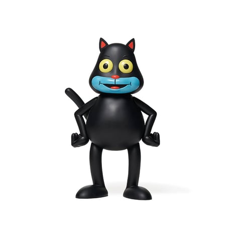 DABSMYLA Cosmic Cat (Black/Red/Blue) Vinyl Art Figure