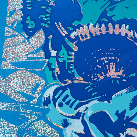 Chaz Bojórquez LA MIX (Blue)