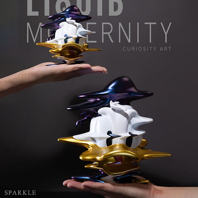 Liquid Modernity アート フィギュア リキッドモダニティー Liquid Mordernity - Spongey & Spongey Gold | Hu