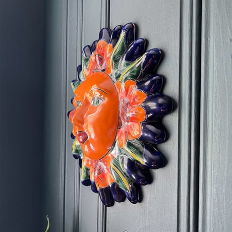 CERAMIC SUN&MOON WALL HANGINGS (1点物)