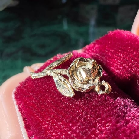 VINTAGE-SOLID 14K YELLOW-GOLD SAILBOAT-CHARM (1点物)