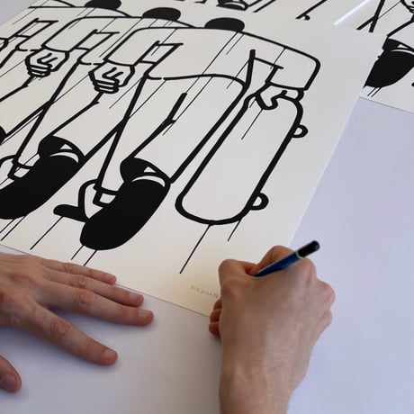 6/26より発売  Daniel Padure – SK8 LOOP 限定版 Art Print