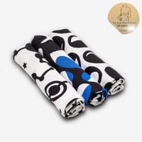 再入荷 ETTA LOVES - SKY PRINT MUSLIN 3-PACK - for newborn to 4 month old babies
