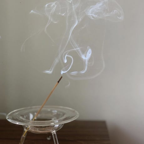 clearb Glass Incense Burner L インセンスホルダー お香立て