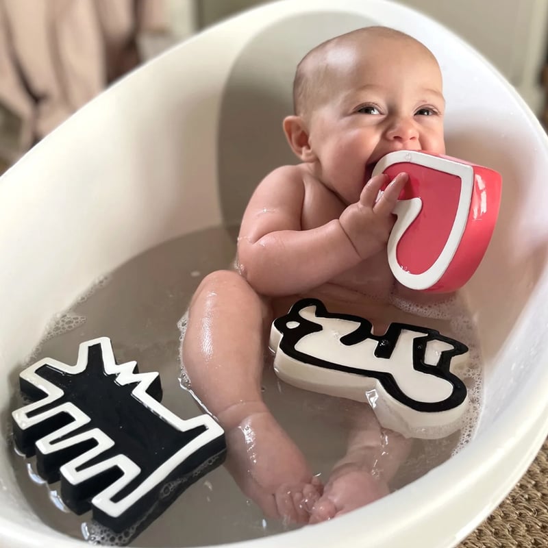 Restock - KEITH HARING BATH TOYS - Suitable fro