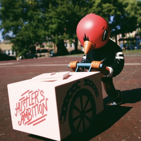 Hustler's Ambition - 10″ Vinyl Art figure designed by Sentrock アート フィギュア
