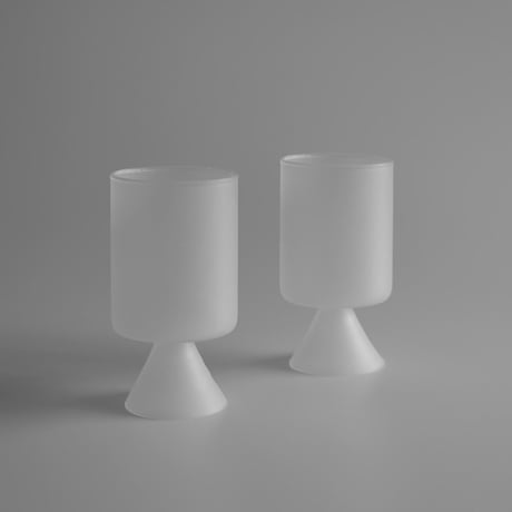 clearb Glass Cup Frosted ガラスカップ フロステッド グラス