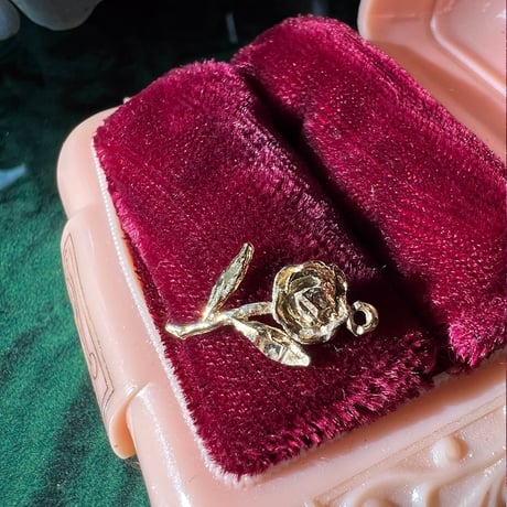 VINTAGE-SOLID 14K YELLOW-GOLD SAILBOAT-CHARM (1点物)