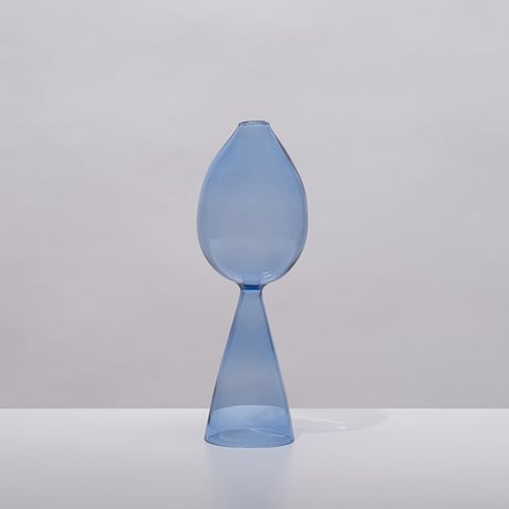 clear b Bud Vase clear aqua ガラス 花瓶 一輪挿し