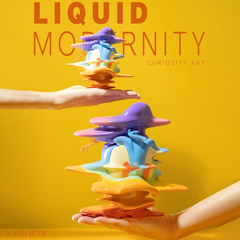 Liquid Modernity アート フィギュア リキッドモダニティー Liquid Mordernity - Spongey & Spongey Gold | Hu