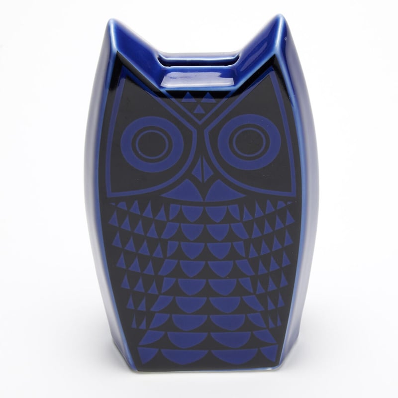 Magpie x Hornsea Owl Moneybox BLUE or YELLOW |