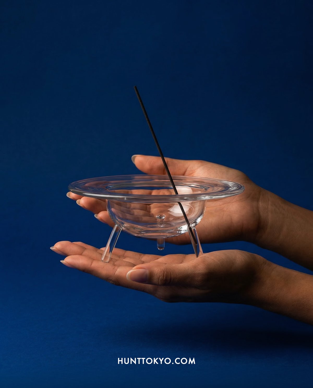 clearb Glass Incense Burner L インセンスホルダー お香立て |