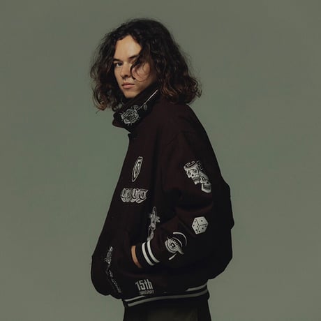 CLUCT×MIKE GIANT 15th VARSITY JACKET