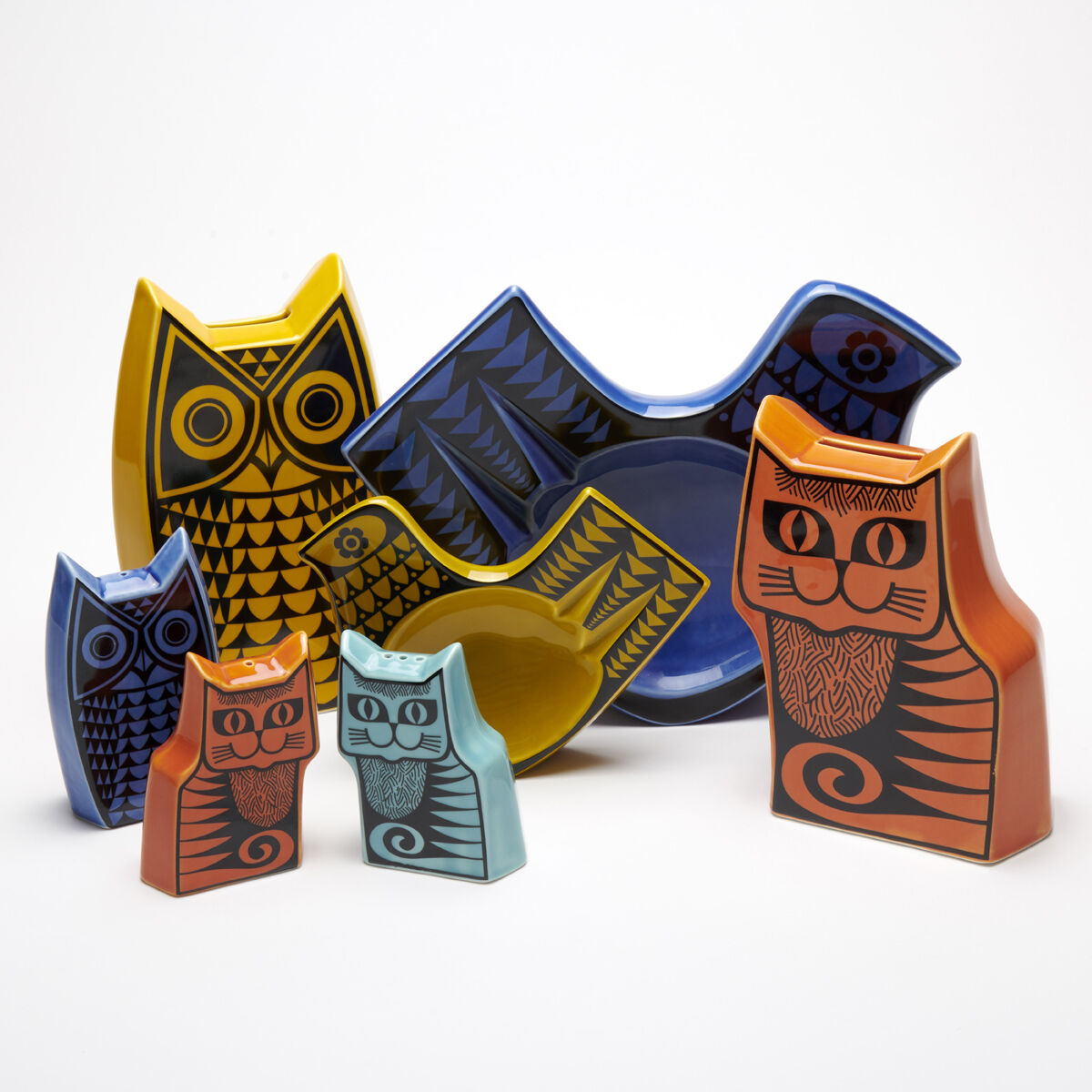 Hornsea × Magpie 塩コショウ入れ　新品　ネコ ホーンジー　英国 Hornsea × Magpie 塩コショウ入れ 新品 ネコ ホーンジー 英国