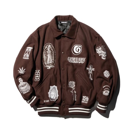 CLUCT×MIKE GIANT 15th VARSITY JACKET