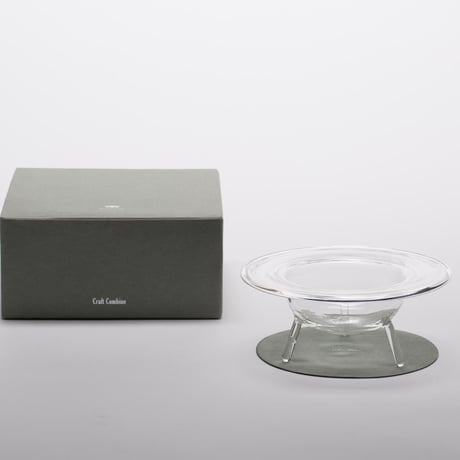 clearb Glass Incense Burner L インセンスホルダー お香立て