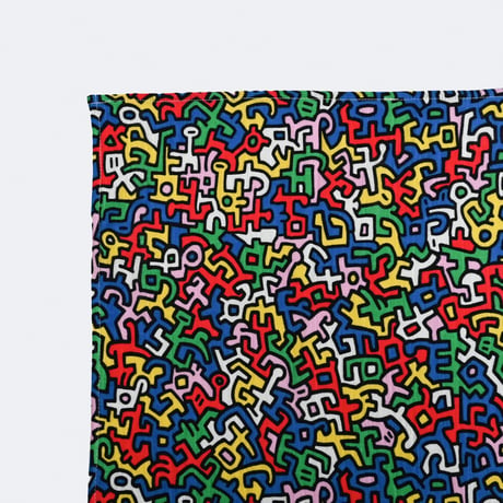 ETTA LOVES x KEITH HARING XL 'BRAZIL' MUSLIN - for 5+ month old babies