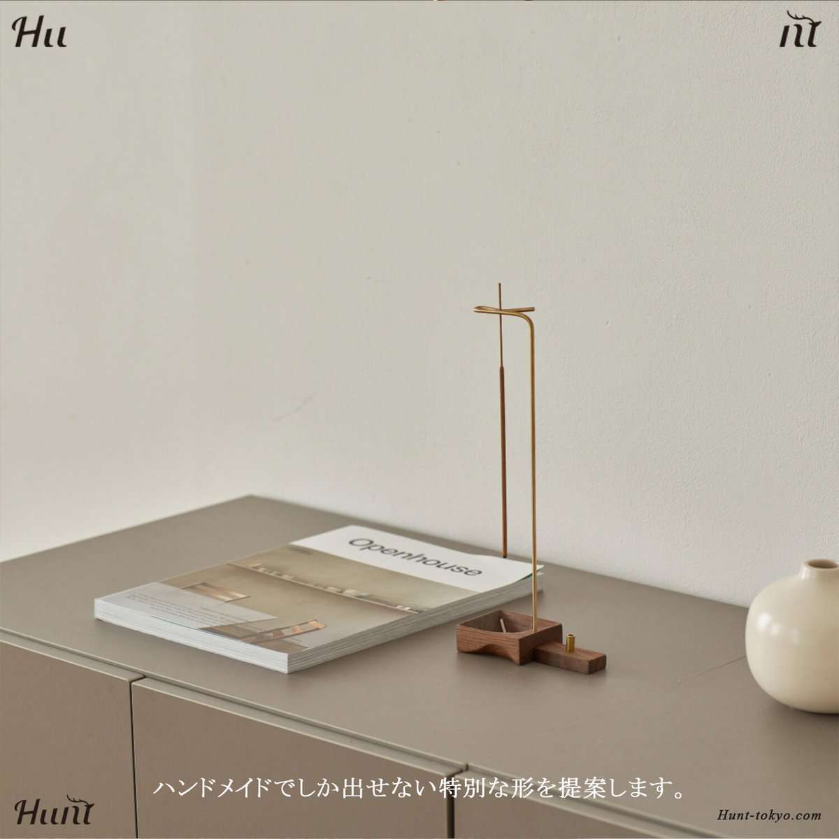 woothic studio Incense holder お香立て ハンドメイド | Hun...