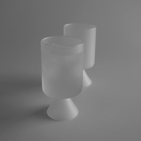 clearb Glass Cup Frosted ガラスカップ フロステッド グラス